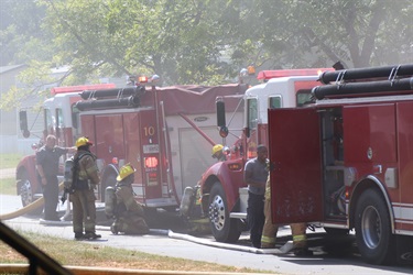 Fire scene