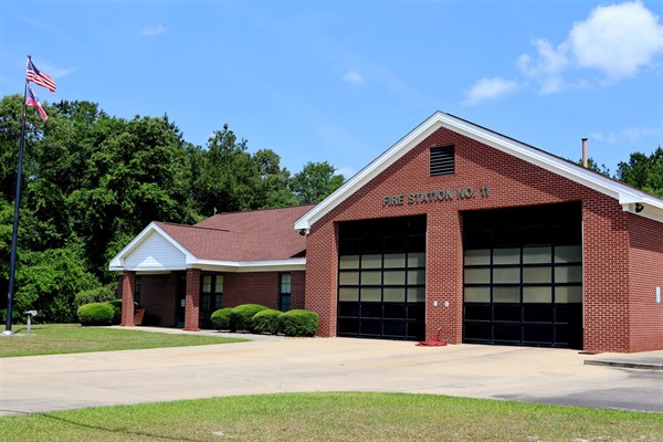 Fire Station 11 located on Hill Rd