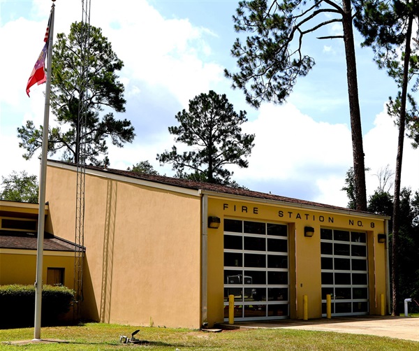 Fire Station 8 located on Newton Rd