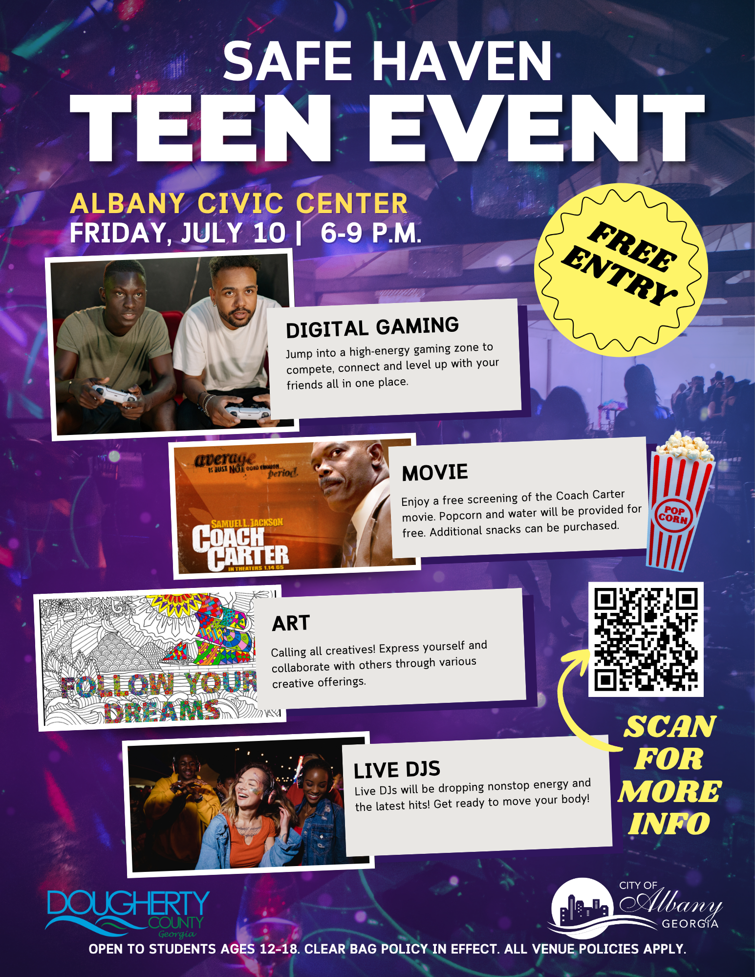 Safe Haven July 10 Flyer