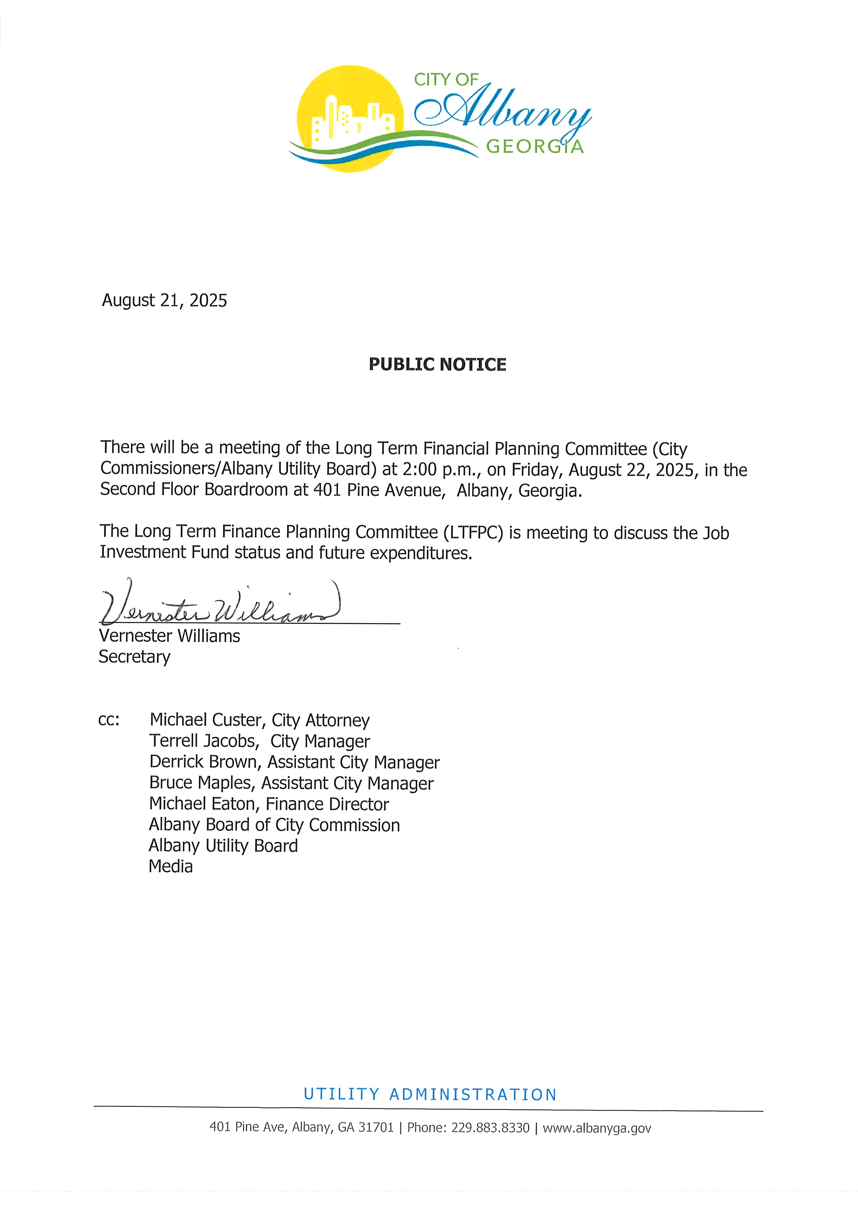 Public-Notice-Long-Term-Financial-Planning-Committee-for-8-22-25