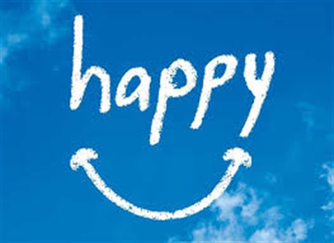 Describing a feeling of joy